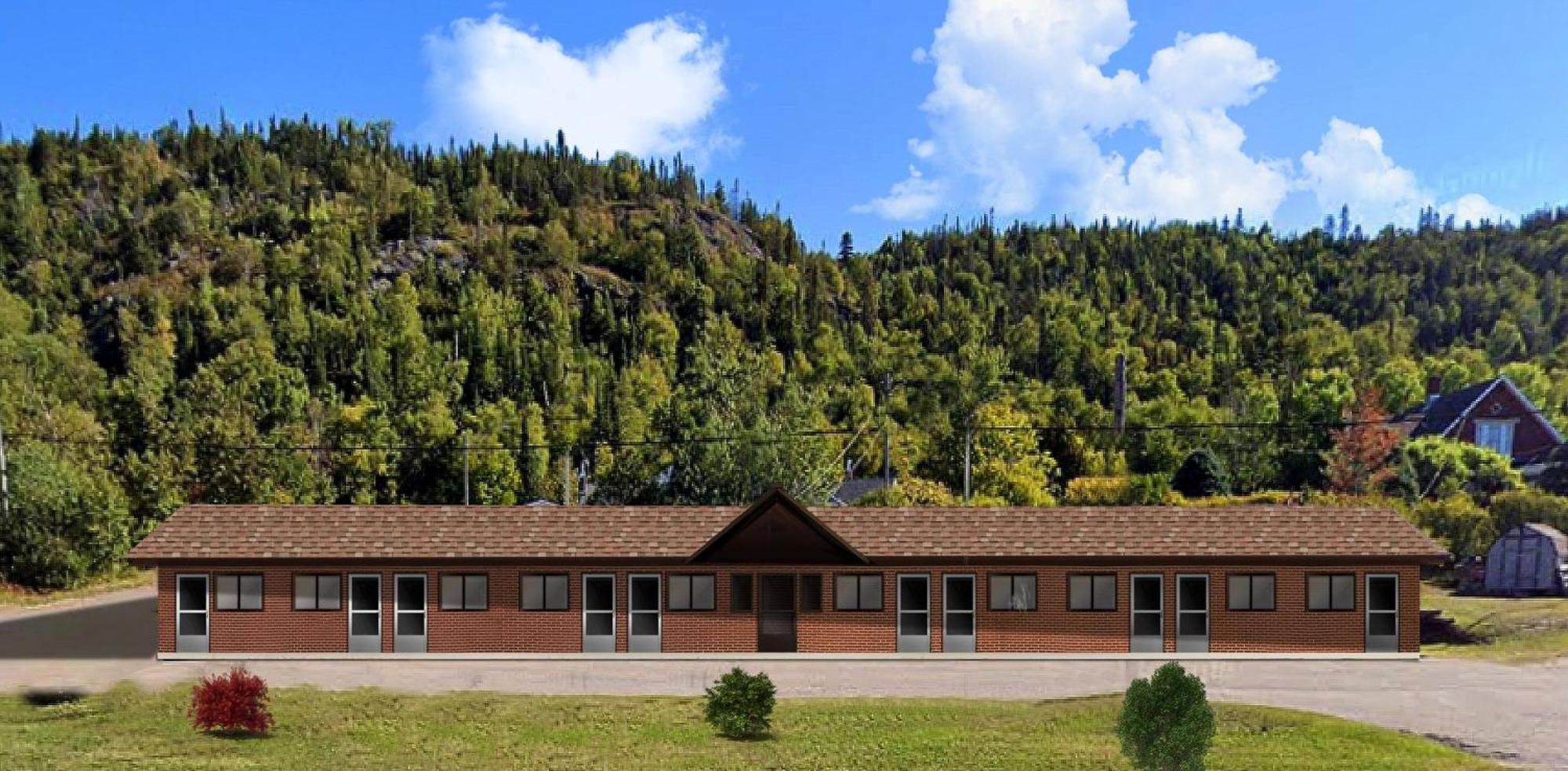 Sunset Motel Schreiber Exterior foto